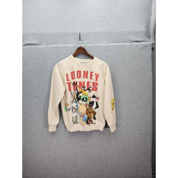 Looney Tunes Tops - Vintage Looney Tunes Crewneck Sweatshirt - S - Bugs Daffy & Tweety
